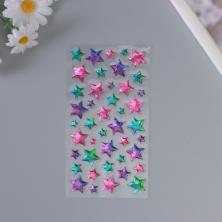 Наклейки пластик "Звезда" 22*9,5см арт.10537853 градиент