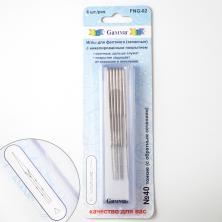 Иглы для фелтинга арт.FNG-02 №40 тонкие (обратные) (6игл)