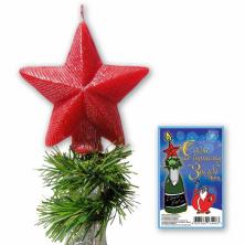 Свеча воск на бутылку "Звезда" арт.155797