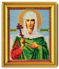 Кроше арт.В-308 "Св.Антонина" Набор для вышивания ювелирным бисером 14,5*12см