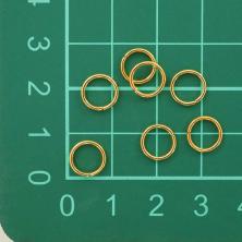 Кольцо соединительное 6,0*0,9мм арт.ФУ-11532 золото