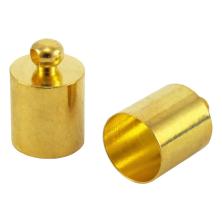 Концевик 7*6мм нержавеющий отв-е 1,5мм арт.SF-297 золото
