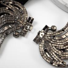 Застежка 155*100мм со стразами арт.JRTB-1159