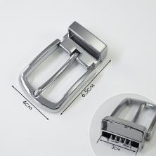 Пряжка металл с зажимом 65*40/30мм арт.ZK1102 т.никель