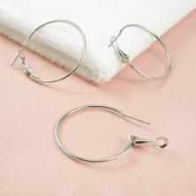 Заготовка для серег "кольцо" 30мм арт.SF-7688 никель