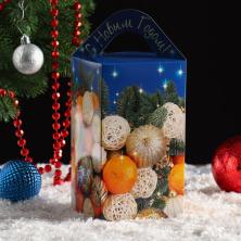 Коробка для конфет 18*10*10см арт.7981207 "Новогоднее настроение"