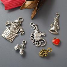 Подвески металл эмаль 