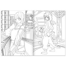 Раскраска "На улицах Токио" 21*30см арт.9176122 (16стр)