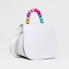 Сумочка детская на магните иск.кожа 12*13*5см арт.9635006 белый