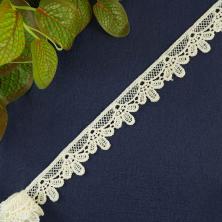 Кружево гипюр  25мм арт.TBY.2504 кремовый
