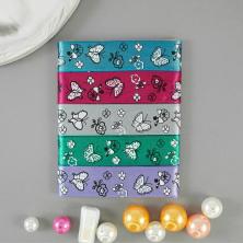 Набор лент атласных 20мм "Бабочка" арт.ФУ-3702 (5шт*1м)