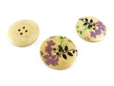 Пуговица дерево арт.ФУ-4104 25мм 40L 04