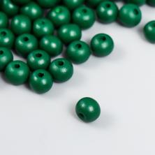 Бусины дерево  8мм арт.7829696 зеленый (20гр) (100шт)