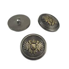 Пуговица под металл "Герб" арт.LS-124 т.никель/антик