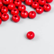 Бусины дерево  8мм арт.7829697 красный (100шт)