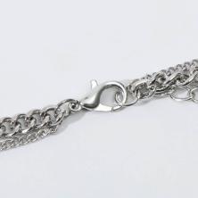 Кулон "Крест" 43см арт.6929166 серебро