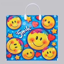 Пакет п/э с пластиковой ручкой 34*37см "Лайк" 80мкм арт.5860344