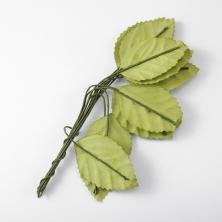Листочек на проволоке 2,3*3,5см арт.PFL-02 (12шт)