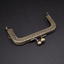 Фермуар для сумки   85*45мм арт.FER-15 бронза