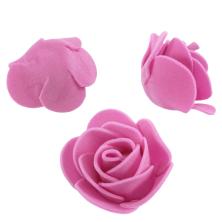 Бутон "Роза" 3см арт.ФУ-10862 яр.розовый