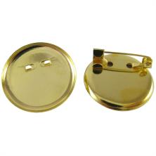Основа для броши "Круг" 24мм арт.DC-201 01-золото
