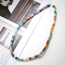 Бусины "Микс камней" 4мм 35см арт.ФУ-11975 (87шт)