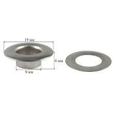 Люверсы №24 d9*19мм h6мм (250шт)