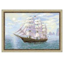 1356 "Попутный ветер" Набор для вышивания мулине "Риолис" 60*40см