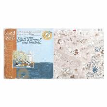 Бумага двусторонняя 29,5*29,5см "Микки Маус и друзья. Дональд Дак" 160гр/м арт.1127323