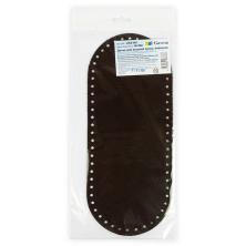 Донце для вязаной сумки кожа овал 31*13см толщина 1,4-1,8мм арт.ZKS-001