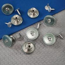 Пуговица джинсовая 17мм со стразами арт.TBX-P02B бл.бирюзовый