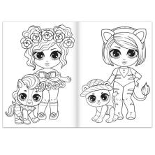 Раскраска "Гуляем с питомцем" 30*21см арт.7261328 (16стр)