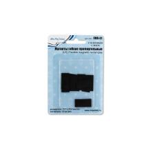Магнит гибкий 12,7*25,4мм  с клеевым слоем прямоугольный арт.FMR-01