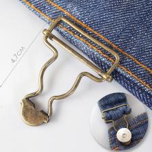 Пряжка для комбинезона 30мм арт.ФУ-8397 антик