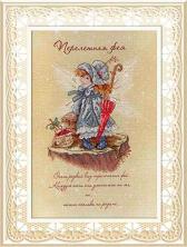 "М.П.Студия" арт.РК-479 "Перелетная фея" Набор для вышивания мулине на дизайнерской канве 30*20см