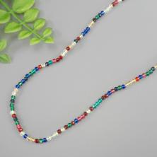 Бусины граненые стекло на нитке 