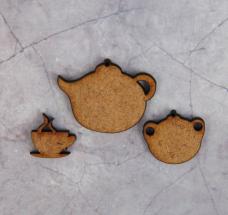 Набор "Чаепитие" 31*23мм, 20*17мм, 19*19мм арт.2424488 (3шт)