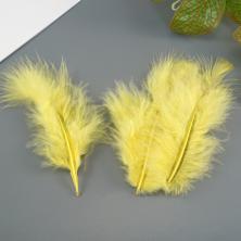Перо страуса 7-10см арт.SF-2024 желтый-18