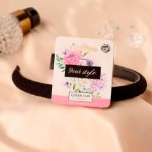 Ободок пластик/текстиль 15мм 