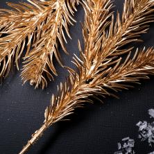 Ветка 23см ели арт.9561190 золото