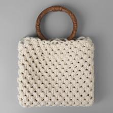 Ручка для сумки дерево 12,5см арт.7344002 коричневый