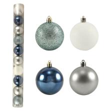 Набор из 10-ти елочных шаров 6см арт.ФУ-11413 микс