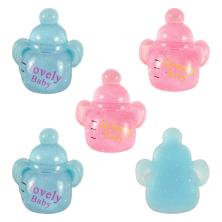 Декор "Детская бутылочка" пластик 20*18мм арт.SF-5723 ассорти