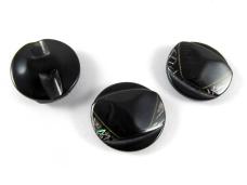 Пуговица арт.ФУ-0514 15мм 24L черный