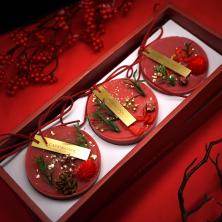 Аромасаше из соевого воска 7см (3шт)