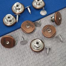 Пуговица джинсовая со стразами 17мм арт.ФУ-0201 