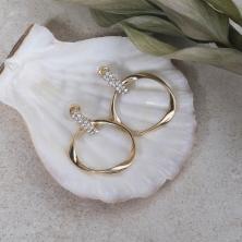 Серьги "Повод" 39*50мм арт.4445475 золото