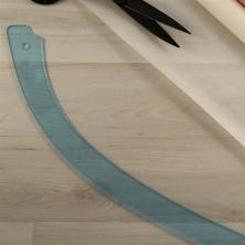 Лекало "Сабля" 10,4*59,8см №2-1