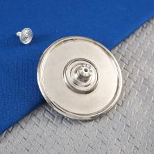 Пуговицы джинсовая со стразами 40мм арт.ФУ-7610 никель