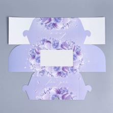 Коробка с окошком 16*10*10см арт.9086086 (макаруны)